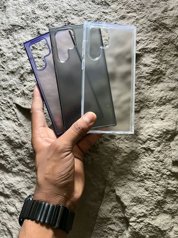 New Original Matte Premium Black Case With Air Bumpd - Sam S22 Ultra