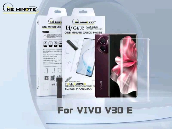 One Minute UV Tempered Glass  - Vivo V30E