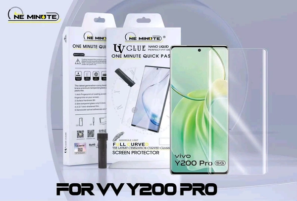 One Minute UV Tempered Glass  - Vivo V30E