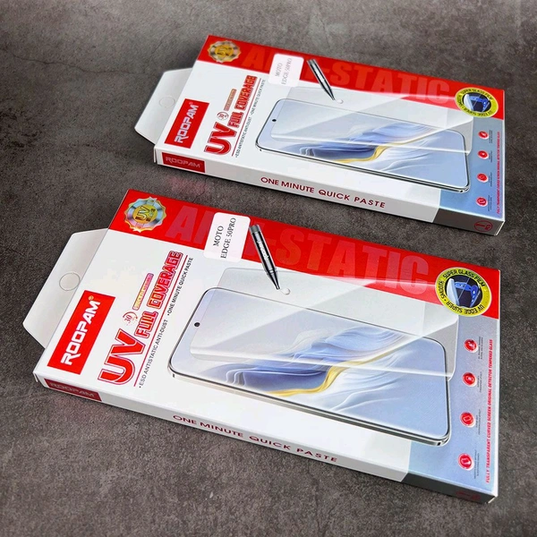 ROOPAM UV TEMPERED GLASS  - 1+12
