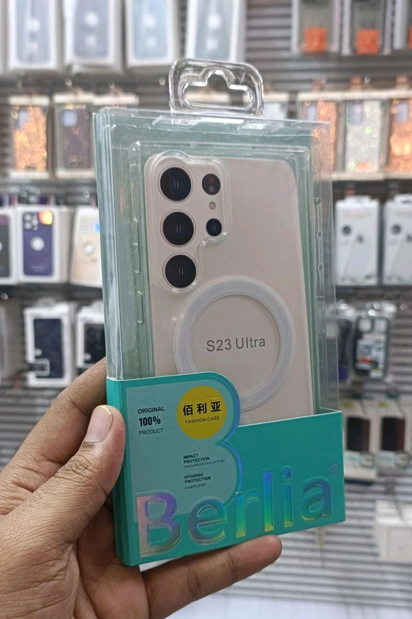 Berlia Original Premium Case With Magsafe working imported  - Ip 14