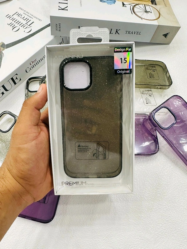 Adannu Of Camera Metal Shining Glitter Case Imported  - Ip 14 Pro