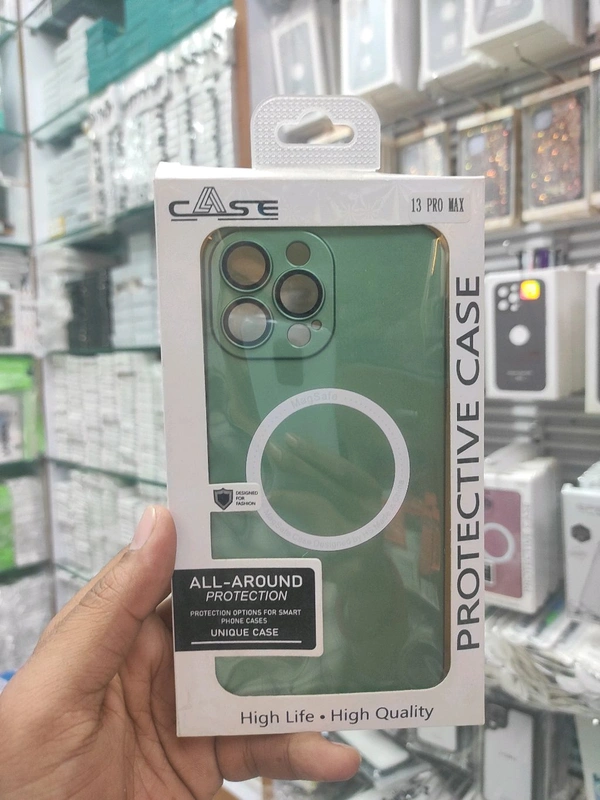 Glass Lens Protector Magnetic Matte Magsafe Case  - Ip 11pro