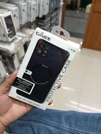 Glass Lens Protector Magnetic Matte Magsafe Case  - Ip 13 Pro