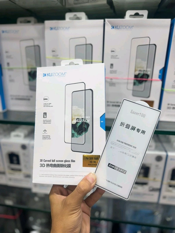 KUZOOM  FOLD 6 3D Curved Full Screen Tempered Glass Film