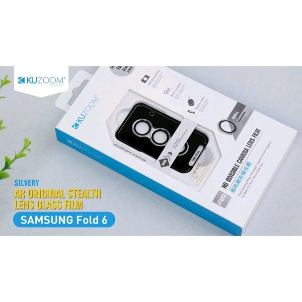 KUZOOM  FLIP / FOLD 6 HD INVISIBLE CAMERA LENS FILM - FOLD 6