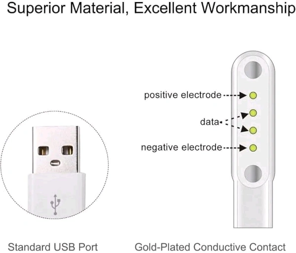 5 Pin Smart Watch Charger Cable 