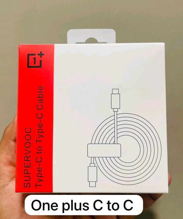 One Plus  SUPER VOOC Type_C to C OG Cable (1m)  - Guardsman Red, C_TO_C