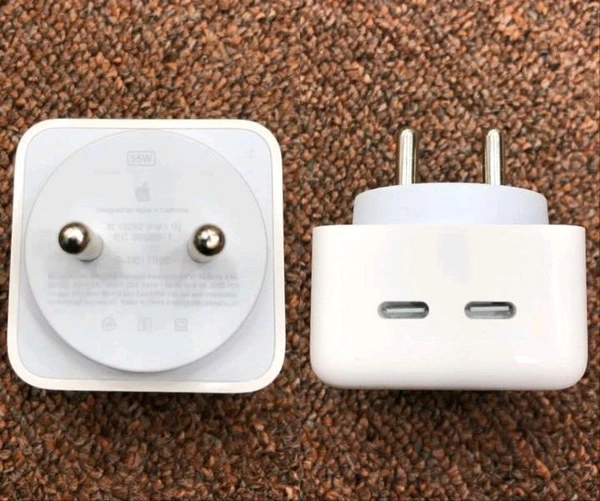 iPhone  USB C + C 35W Power Adapter - White, C+C