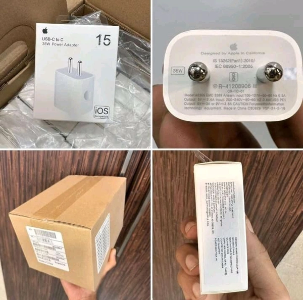 Apple USB C to C 35W Power Adapter  - IP 15_35W, White