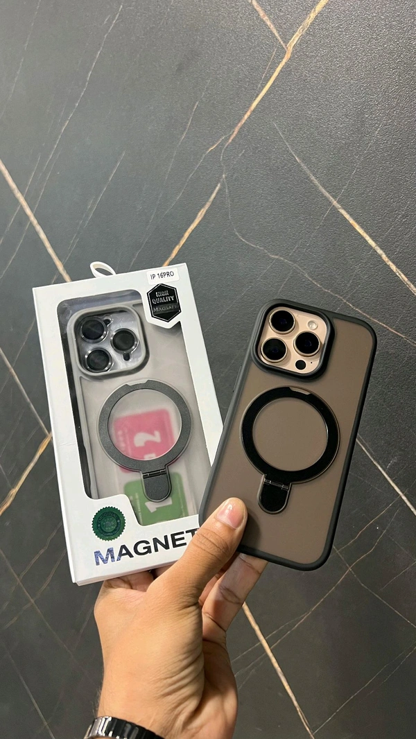  IPHONE Matte  Metal Stand  Magsafe Magsafe Case - Ip 14