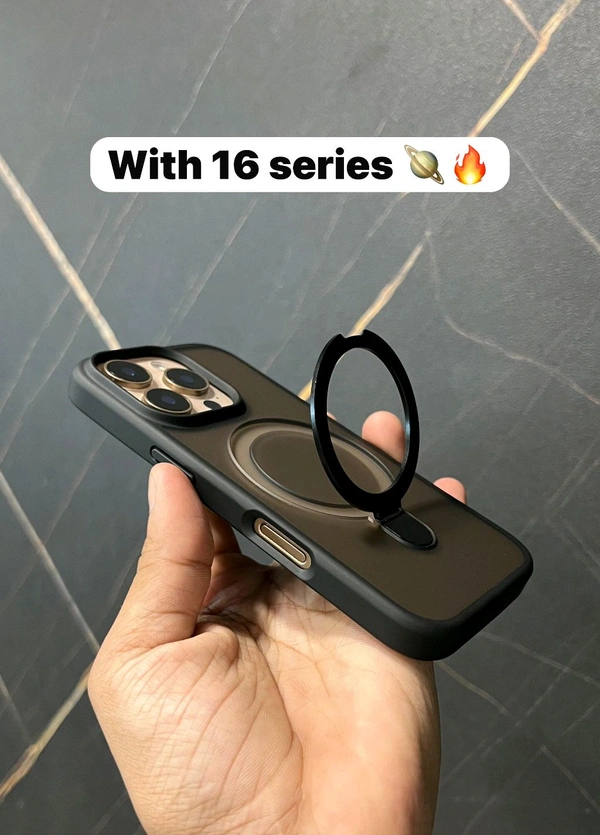  IPHONE Matte  Metal Stand  Magsafe Magsafe Case - Ip 14