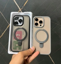  IPHONE Matte  Metal Stand  Magsafe Magsafe Case - Ip 14