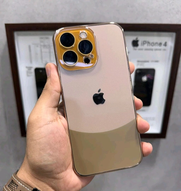 Camera Protection With Matt Logo Premium Case - Ip 16