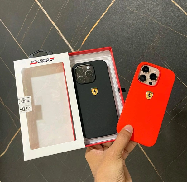 iPhone Og Ferrari Silicon Case  - Ip 15promax