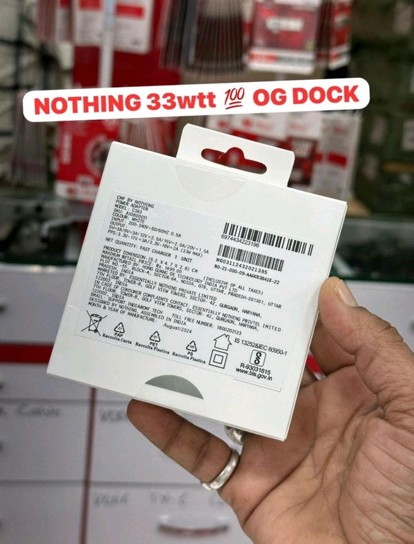 CMF Nothing 33W USB Type - C Pin Adapter Premium Quality - White