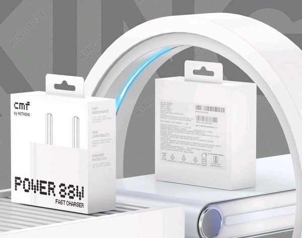 Nothing 33W USB Type - C Pin Adapter Premium Quality - 33W, White