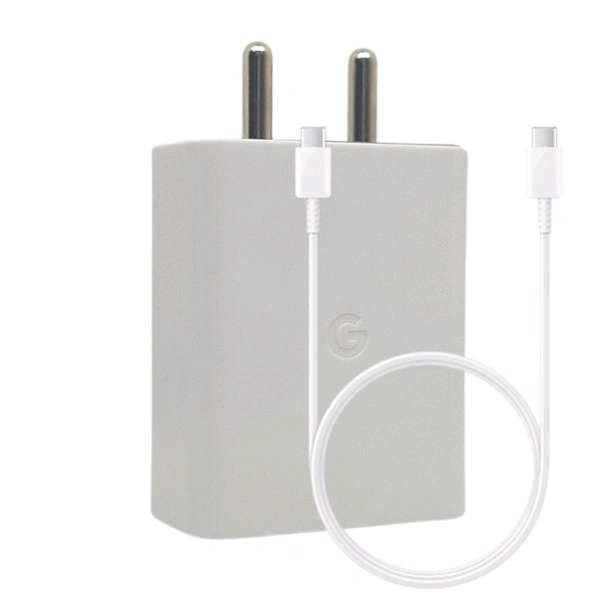 Google 30W USB-C Charger + Cable 5A Fast Charger - White, 30W