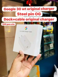 Google 30W USB-C Charger + Cable 5A Fast Charger - White, 30W
