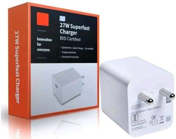 Mi 27W Super Fast Charger - White, Mi 33W
