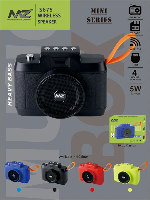 MZ Mini Series S 675 Wireless Bluetooth Speaker  - S 675