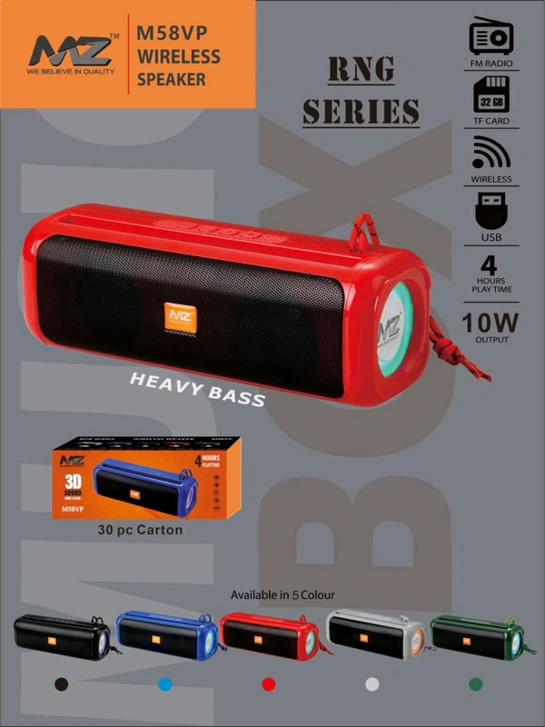 MZ M58VP Wireless Bluetooth Speaker 