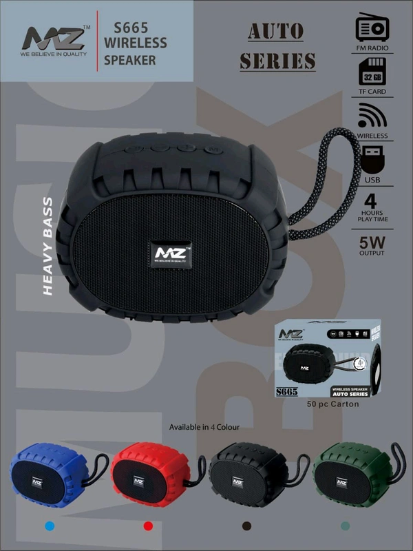MZ S665 Wireless Bluetooth Speaker 