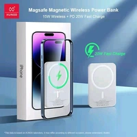 XUNDO 1000 mAh Magsafe Magnetic Wireless Power Bank  - White, Xundo 1000 mAh
