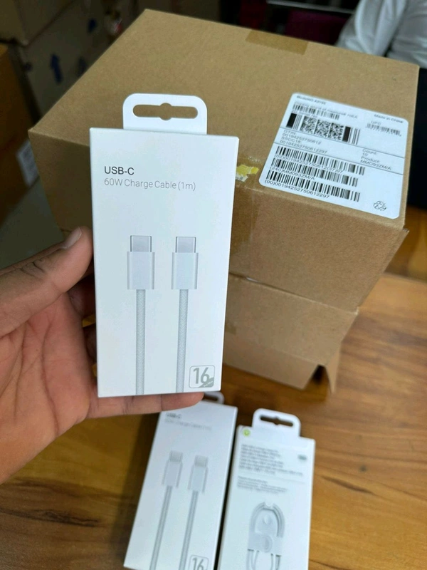 Apple IPhone 16 60W OG Quality Cable - White, IPhone 16 Cable OG