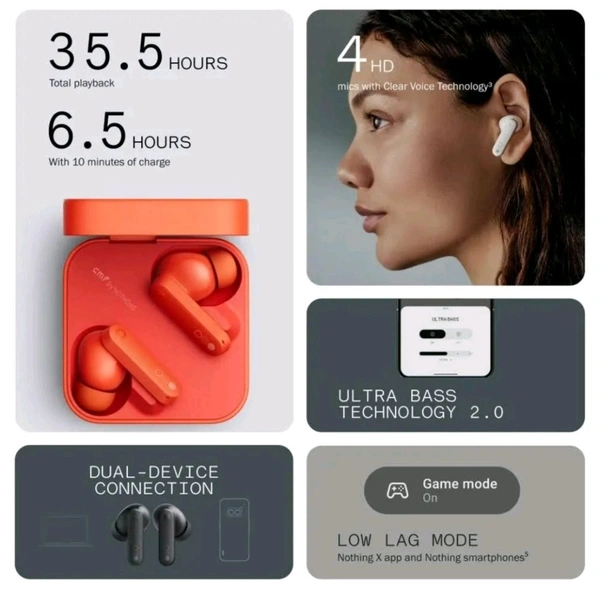 CMF by Nothing Buds Premium Quality Earbuds - Nothing Buds