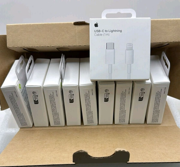Apple USB C to Lightning Charger Cable - White, C to Lightning Cable Original