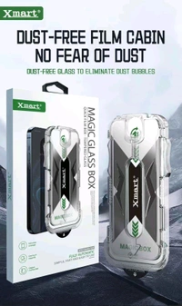 Xmart Anti Dust Applicator Magic Box Tempered Glass - iPhone 15 Plus