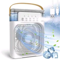 Portable Air Conditioners - Small AC Quiet Personal Air Cooler, USB Powered Mini Desktop Cooling Misting Fan  3 Speeds, 360°Adjustment  - Spare Mini Fan
