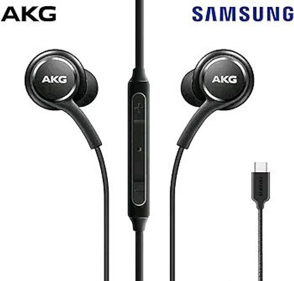 Samsung AKG Type-C Earphones  - AKG SAMSUNG EARPHONES, Black