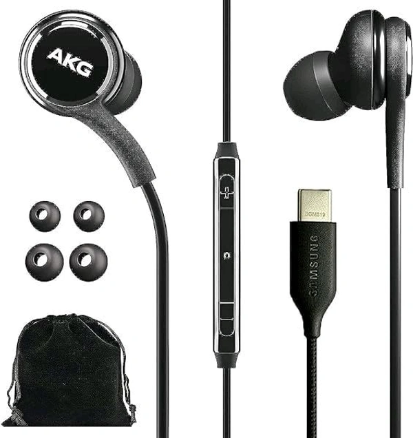 Samsung AKG Type-C Earphones  - AKG SAMSUNG EARPHONES, Black