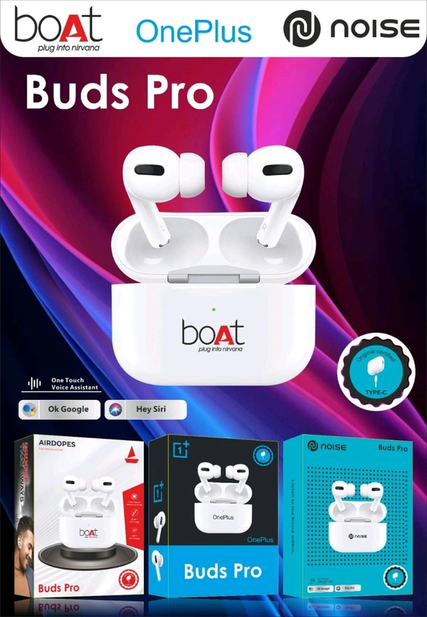 Boat Pro Best Quality Buds Type-C  - Pro Buds