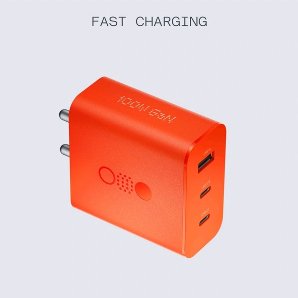CMF By NOTHING  CMF by Nothing Power 100W Gen Fast Charger OG Quality  - Red Orange, CMF 100W