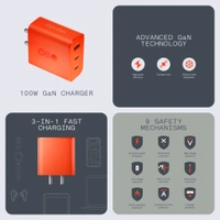 CMF By NOTHING  CMF by Nothing Power 100W Gen Fast Charger OG Quality  - Red Orange, CMF 100W