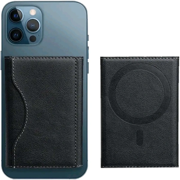 YouthQit  Magsafe Leather Card Holder & Wallet - Magsafe Card 3 Fold Wallet