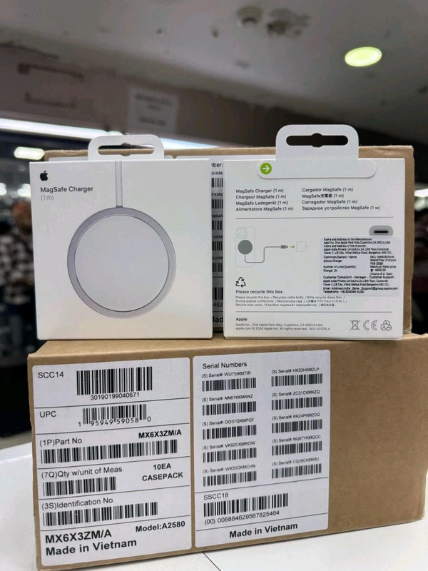 Apple OG Quality Different Serial Number Wireless Charging  - White, iPhone OG Wireless