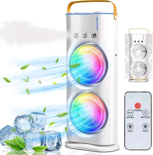 Double Ended Spary Fan with Remote  - Double Spary Fan