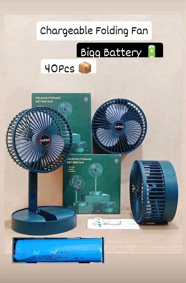 Adjustable  Mini Fan Big Battery 