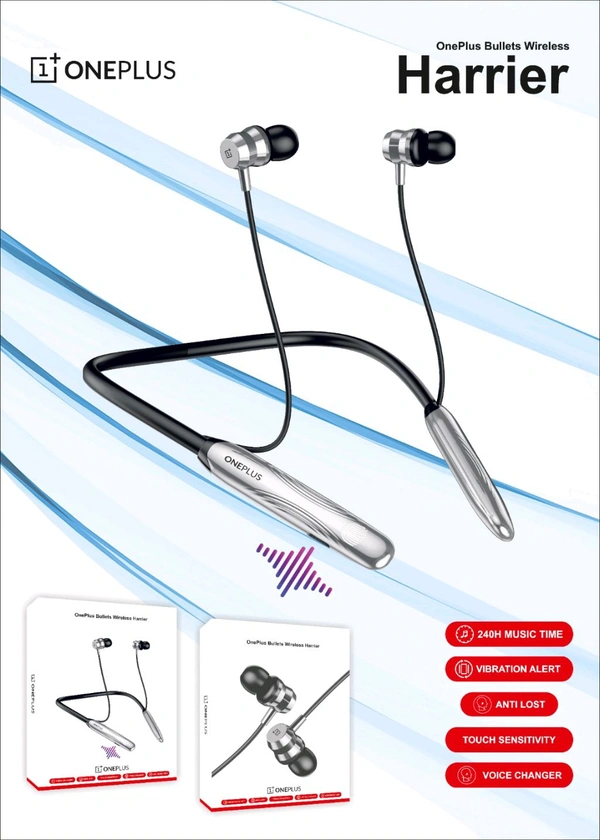 OnePlus Nirvana HERRIER Vibration Alert Neckband 240H.