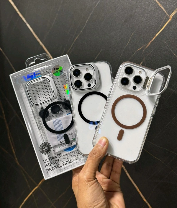 *NEW ULTIMATE MAGSAFE METAL STAND & LENS CAS* - Ip 14