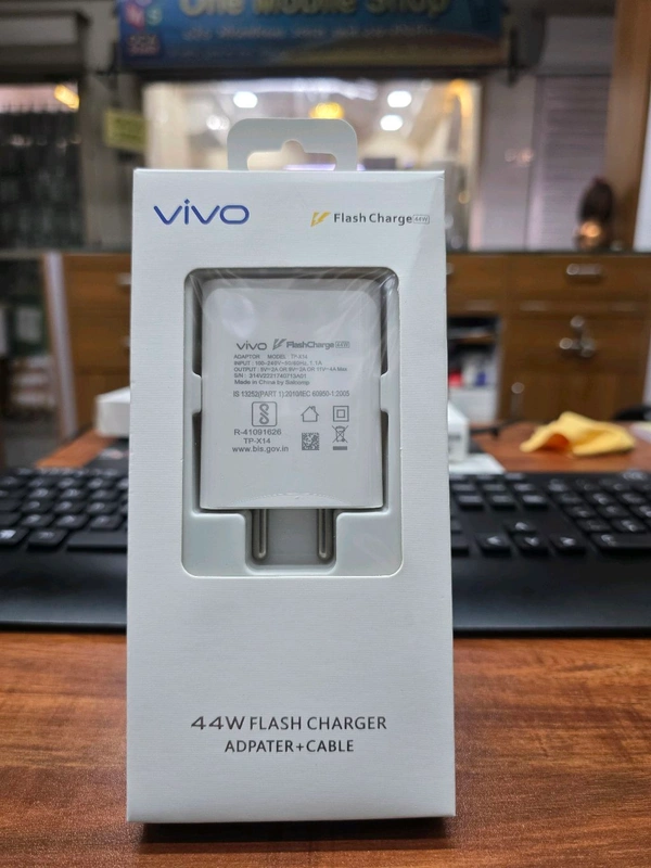 Vivo 44W Flash Charger Adapter +Cable OG Quality 