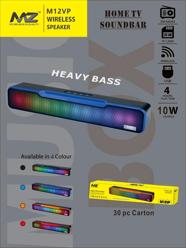 MZ M12VP Wireless Bluetooth Speaker 