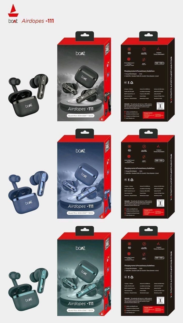 Boat Nirvana Airdopes 111v2 Premium Quality 