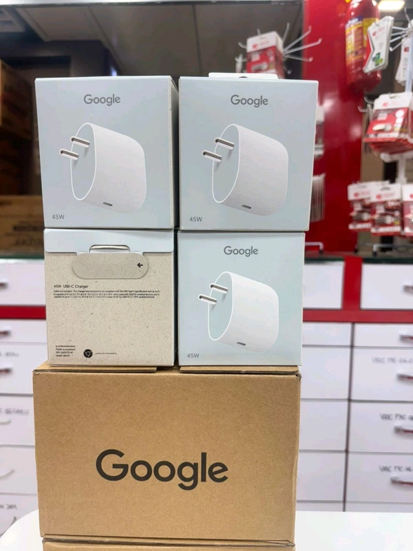 Google 45W Og Adapter Premium Quality  - White, Google 45W