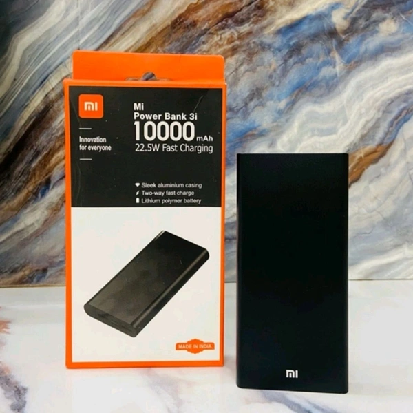 Mi Power Bank 3i 10000mAh 22.5W Fast Changer  - Black, Mi PB 3i 10000mAh