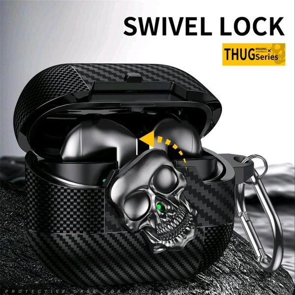 YouthQit  💀 Skull Airpods Pro / Pro2 Buds Case 💀 - 💀 Skull Buds Case 💀